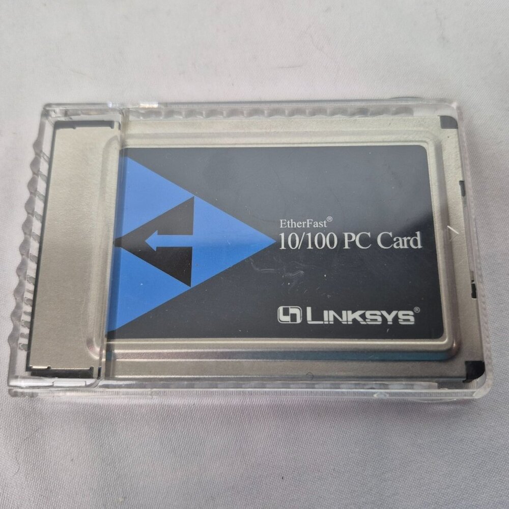 Linksys Etherfast 10/100 PC Card Model: PCMPC100 w/Case EXCELLENT CONDITION!!!